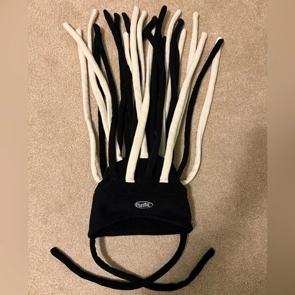 Mental Vintage Black and White Tentacle Hat - Picture 1 of 4